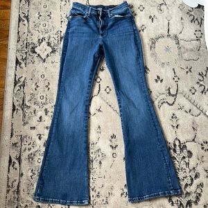 Gently used Banana Republic flare denim